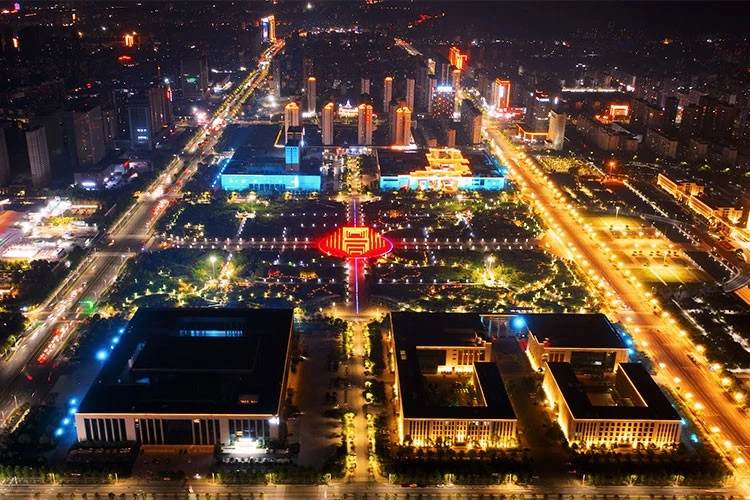 百花园夜景亮化